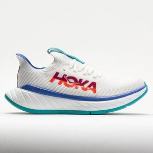 New Hoka Carbon X 3 Running Shoes - Women 6B White/Flame